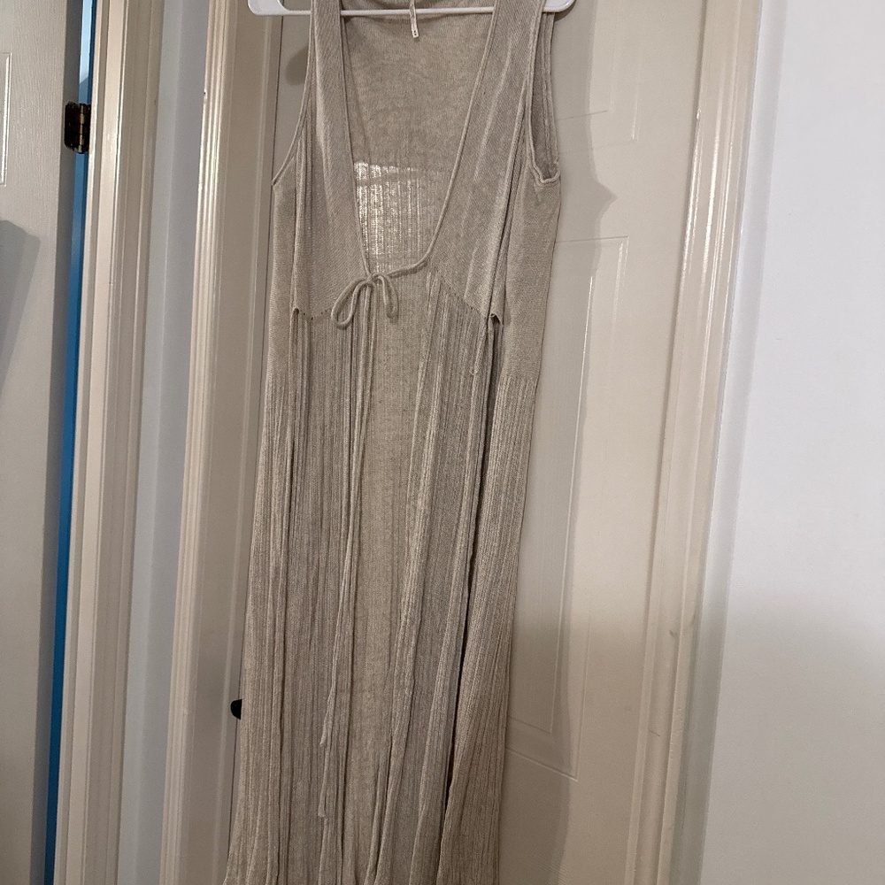 Free people Baja escape, sleeveless duster cardigan